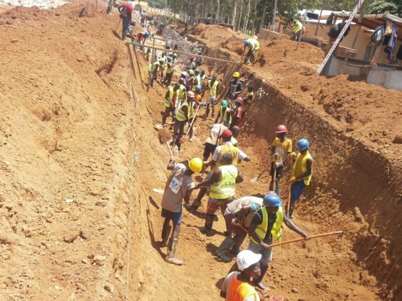 Travaux de drainage pluvial de Bangui (THIMO 4)