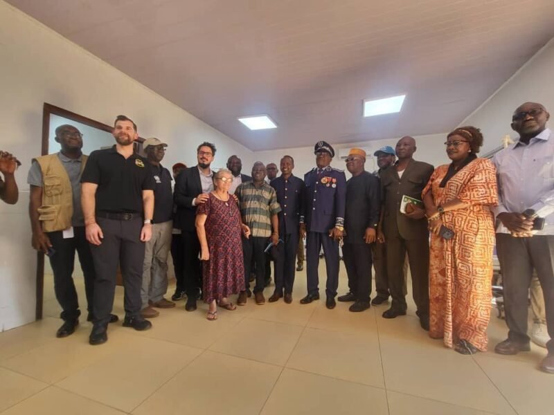 Remise de la salle de réanimation de l’Hôpital de Berberati